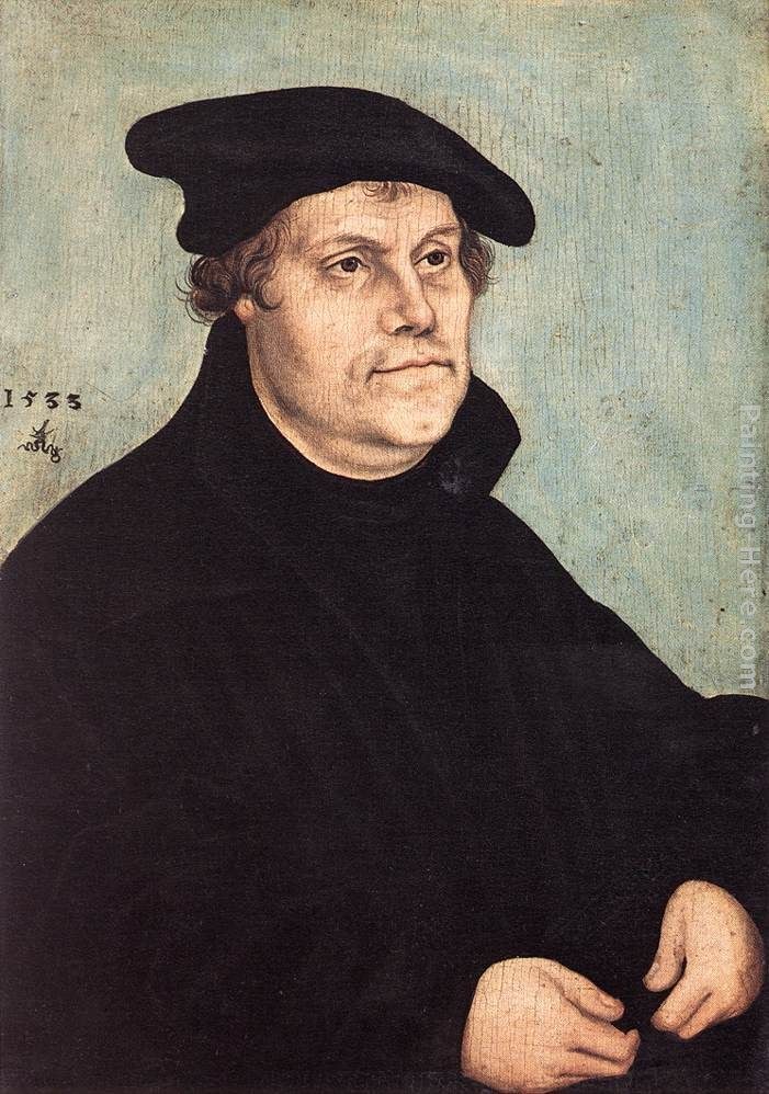 Lucas Cranach the Elder Portrait of Martin Luther